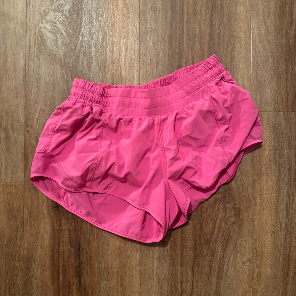 lululemon athletica Bright Pink Athletic Shorts